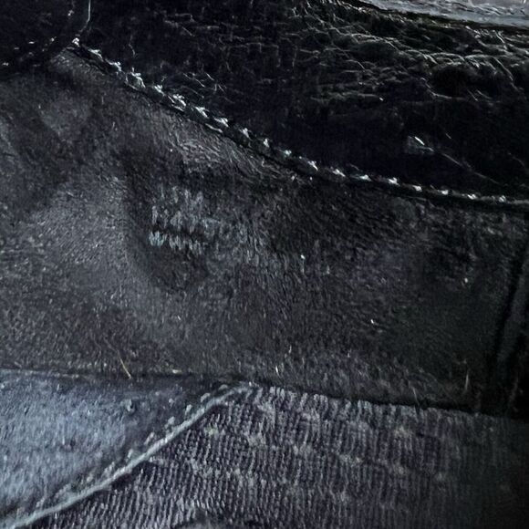 BORN Herman Black Distressed Suede Leather Oxfod Shoe Men’s 11 M Comfort - Picture 10 of 12